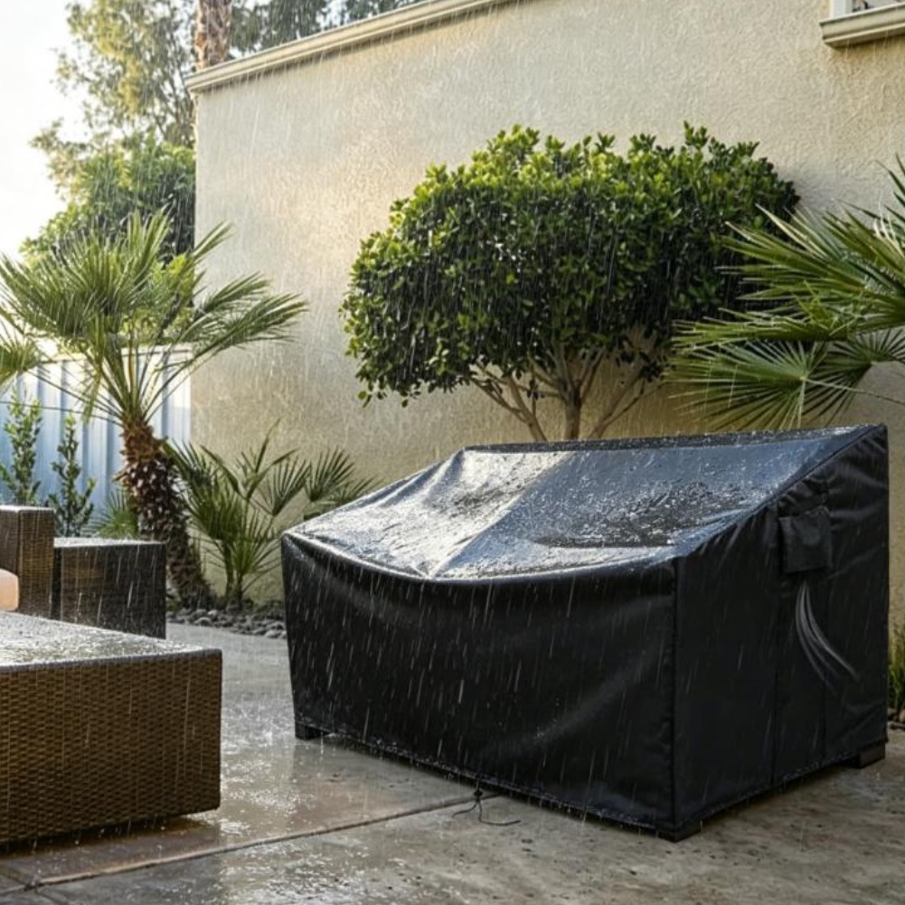 Outdoor Furniture With Covers - Housse de canapé de patio robuste,