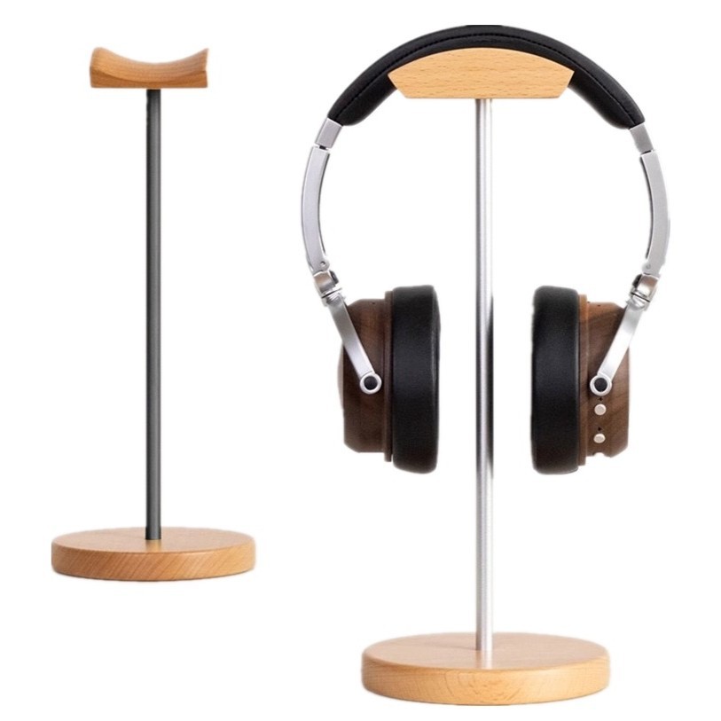 Outdoor Furniture Wooden - Support pour casque en bois de