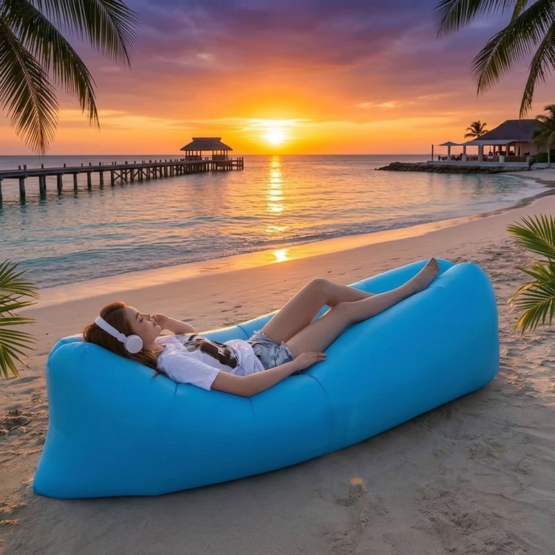 Outdoor Furniture European - Canapé gonflable portable, fauteuil de relaxation