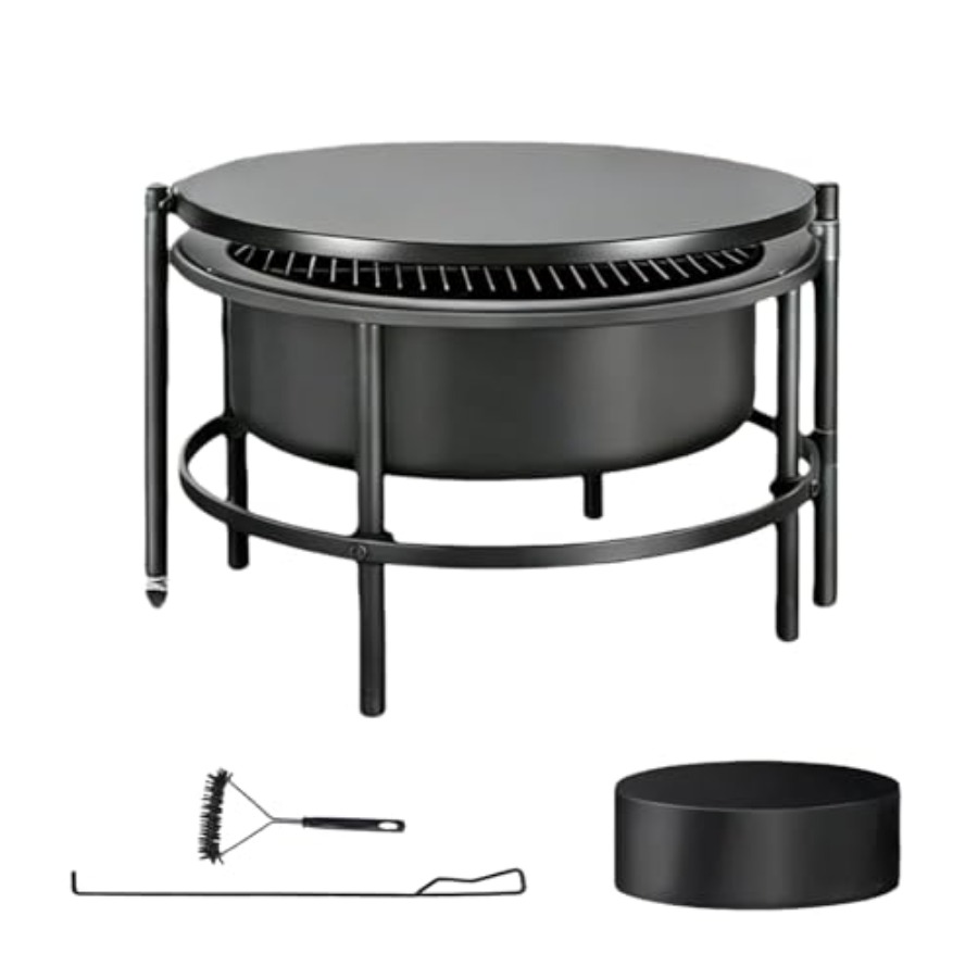 Fire Pit Bowl - Brasero extérieur pour jardin, cuve en