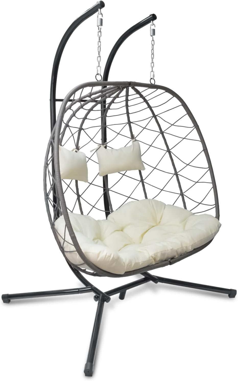 Hanging Egg Chair - Fauteuil suspendu en forme d'œuf avec