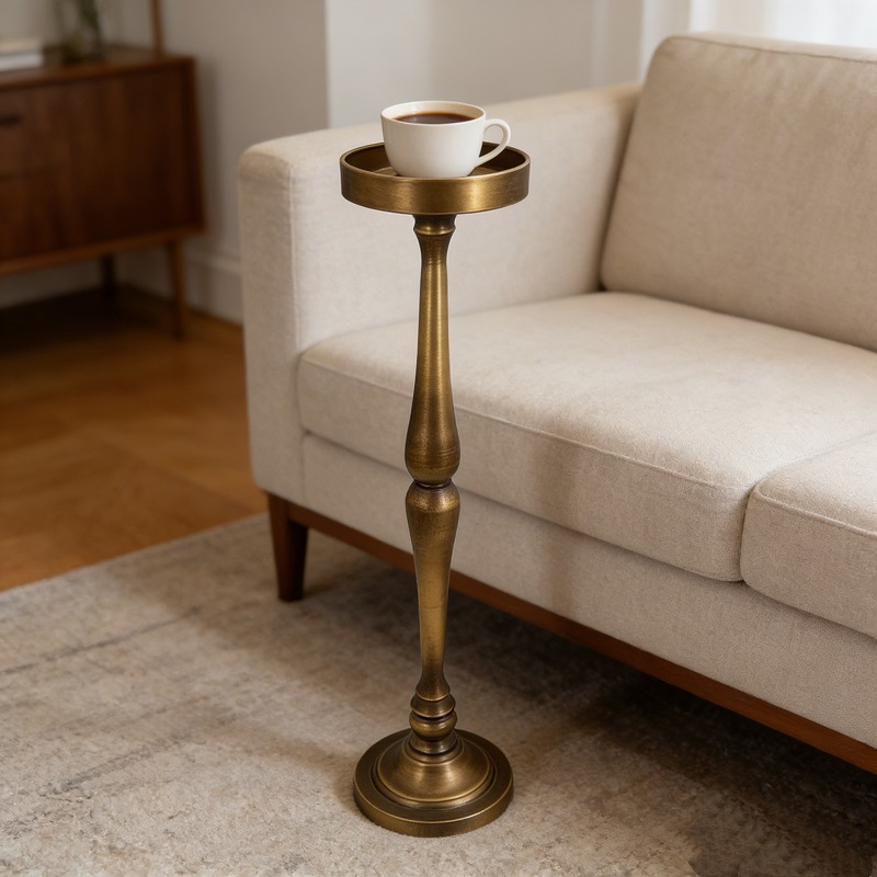 Outdoor Furniture Legs - Table basse ronde à pieds hauts