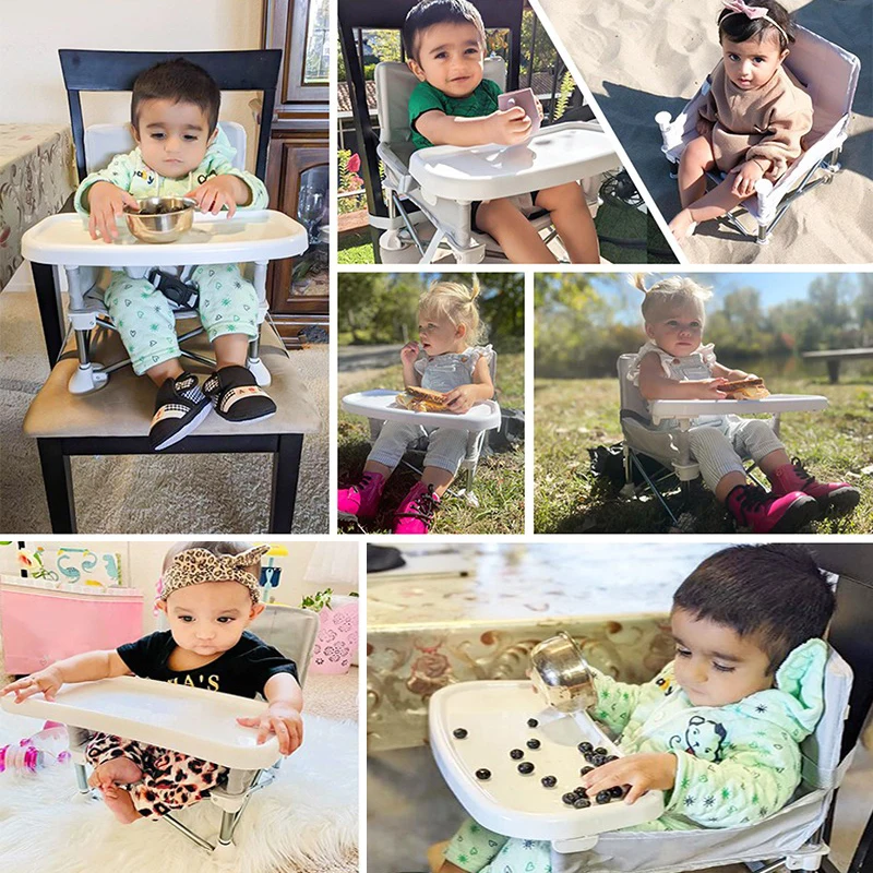 Outdoor Furniture Kids - Chaise haute portable et pliable pour