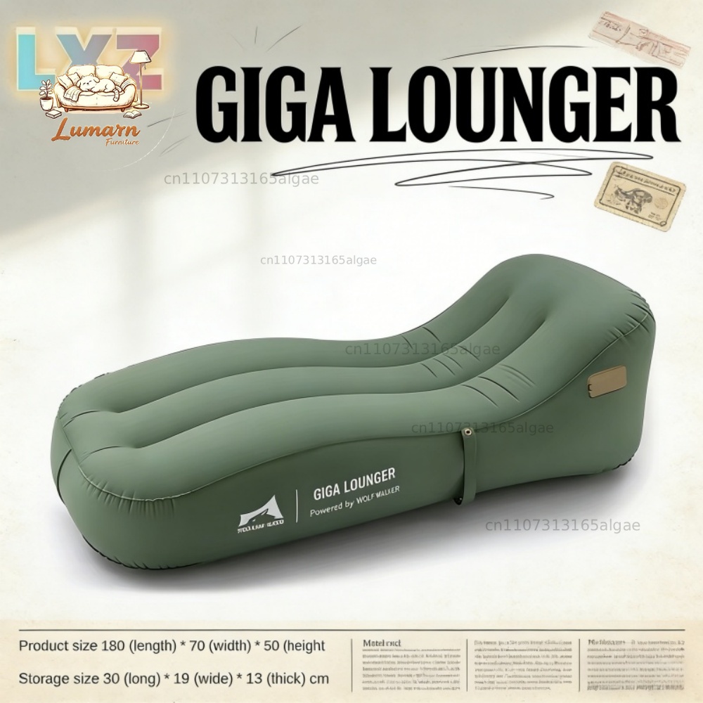 Outdoor Furniture Lounge - Fauteuil gonflable automatique à un clic,