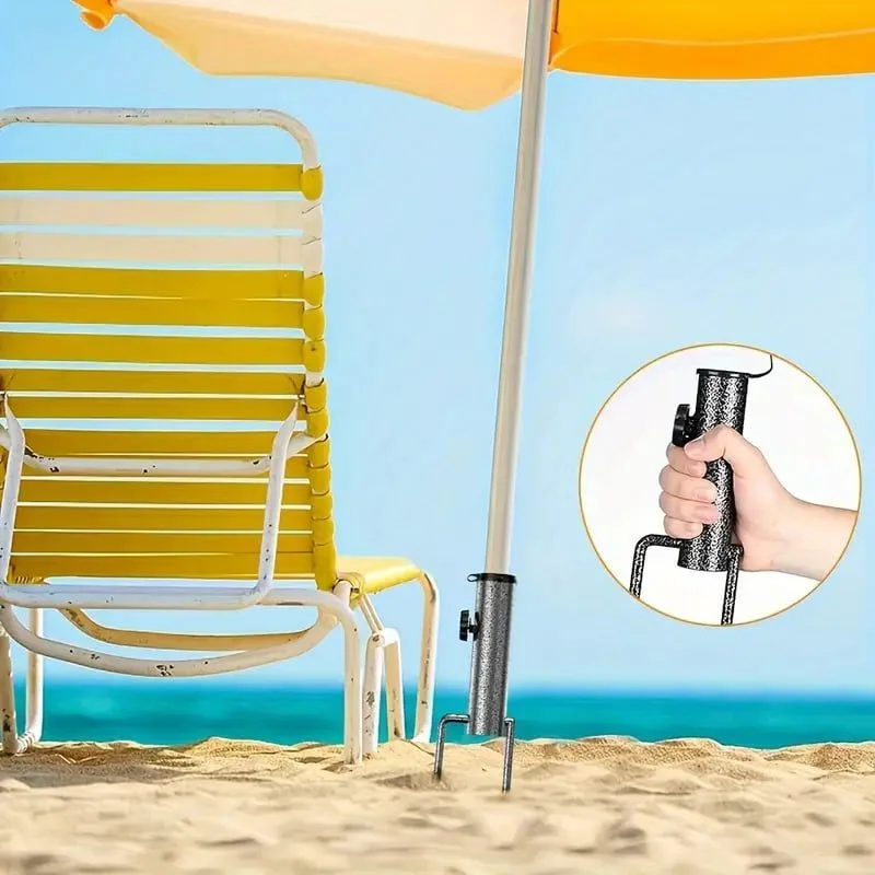 Outdoor Furniture Legs - Support de parapluie de plage réglable,