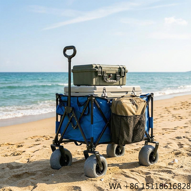 Chariot de plage pliable en mé - Outdoor Furniture Metal avis et prix