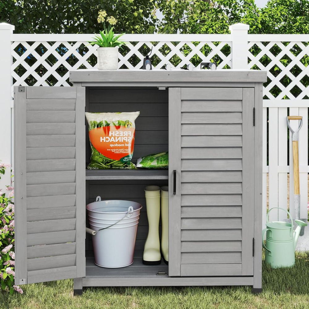 Armoire de rangement extérieur - Outdoor Furniture Wooden avis et prix