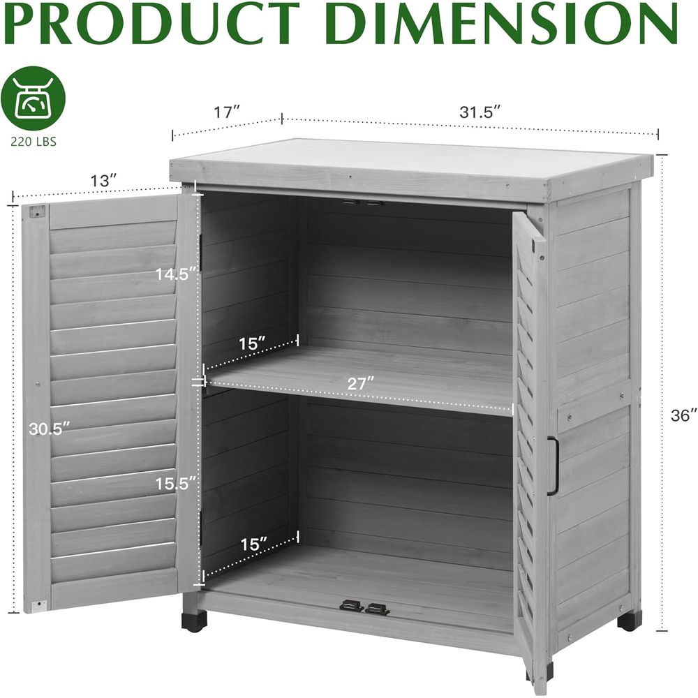 Armoire de rangement extérieur - Outdoor Furniture Wooden avis et prix