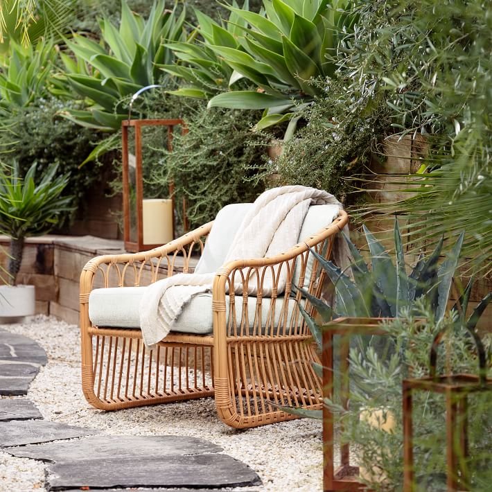 Chaise longue en rotin, canapé - Outdoor Furniture Lounge avis et prix