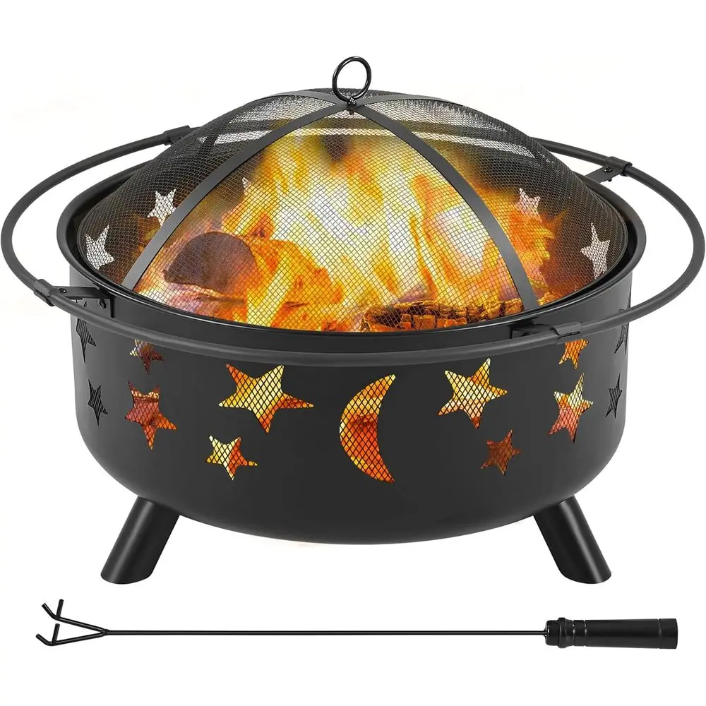 Grande foyer extérieur avec fo - Fire Pit Bowl avis et prix