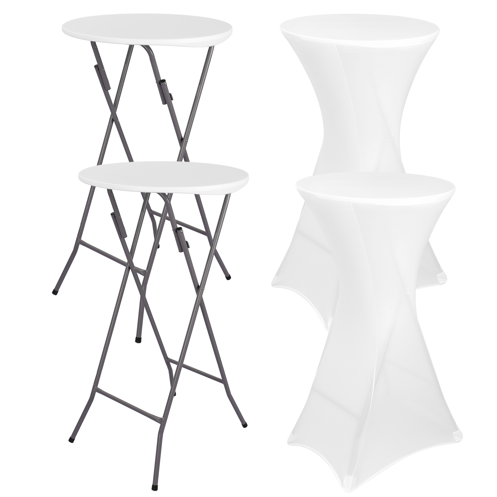 Ensemble de 2 tables hautes de - Outdoor Furniture Legs avis et prix