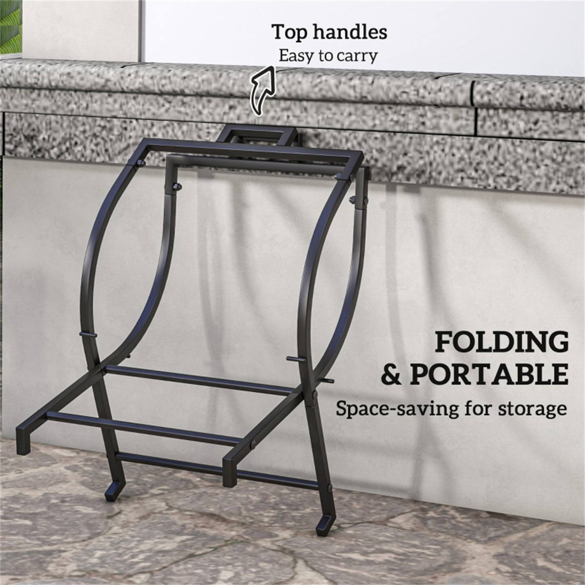Support de rangement robuste p - Outdoor Furniture Wooden avis et prix