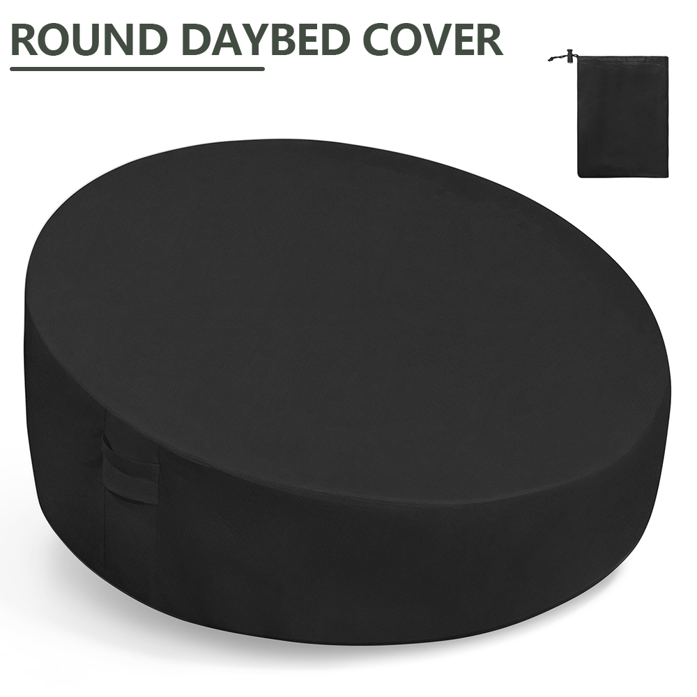 Housse de lit de jardin ronde  - Outdoor Furniture With Covers avis et prix