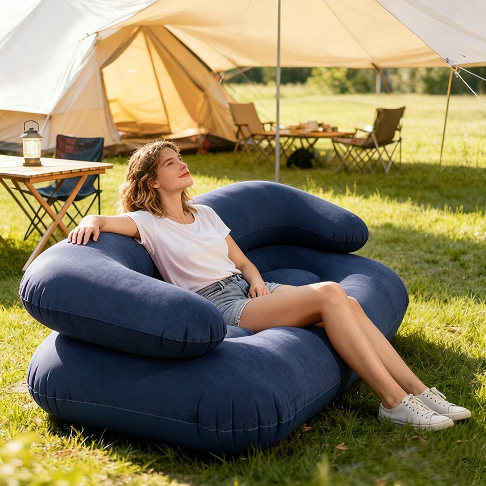 Canapé gonflable double deux p - Outdoor Furniture European avis et prix