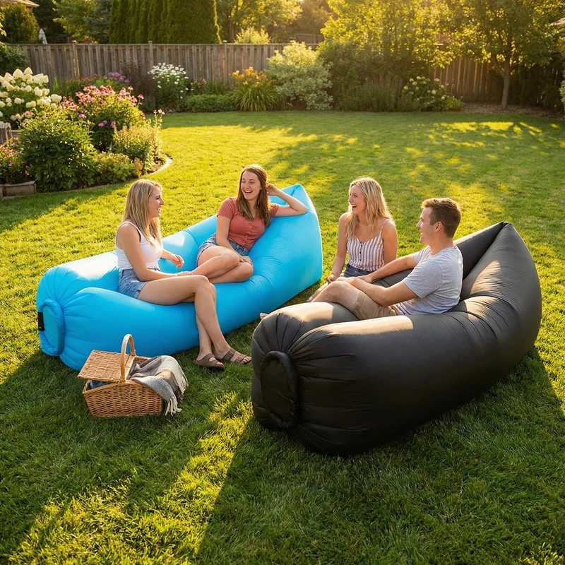 Canapé gonflable portable, fau - Outdoor Furniture European avis et prix