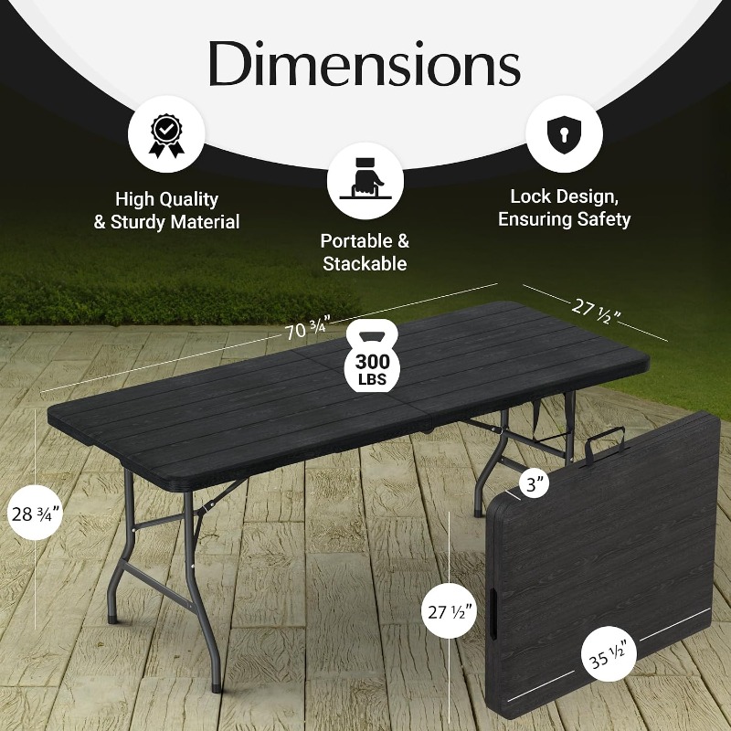 Lot de 10 tables pliantes de 6 - Outdoor Furniture Legs avis et prix