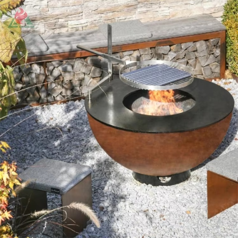 Grand barbecue au charbon de b - Fire Pit Bowl avis et prix