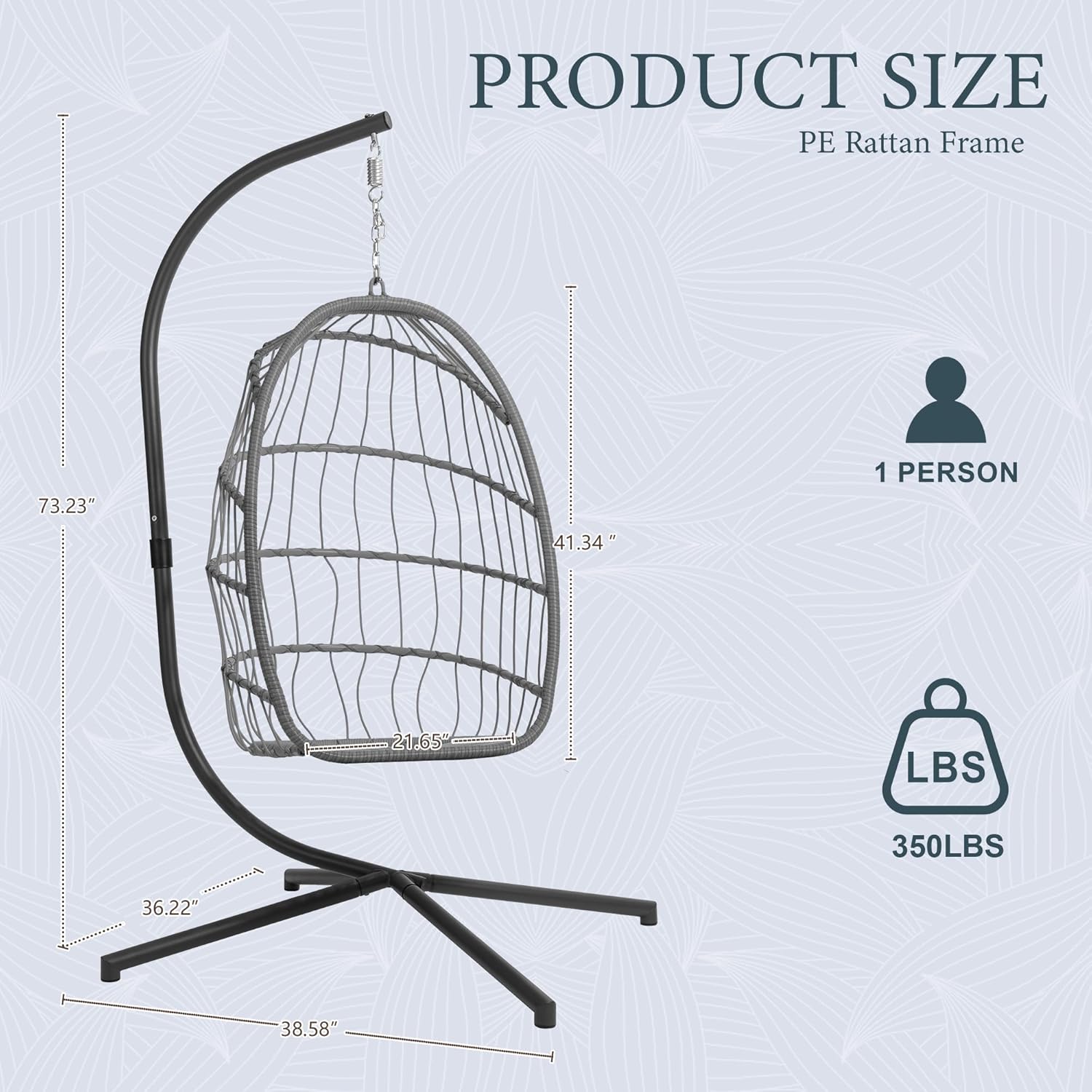 Chaise suspendue en forme d'œu - Hanging Egg Chair avis et prix