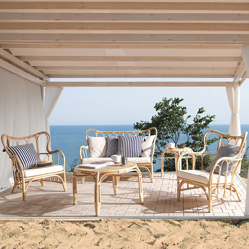 Canapé en rotin naturel pour l - Outdoor Furniture Indonesia avis et prix