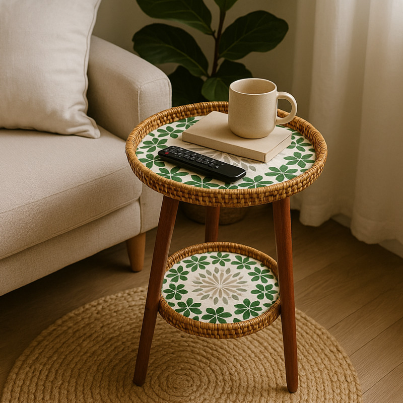 Table basse en rotin double co - Outdoor Furniture Legs avis et prix