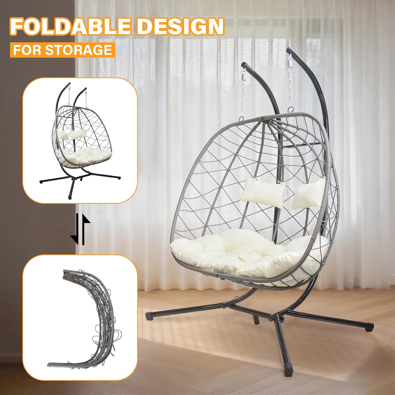 Fauteuil suspendu en forme d'œ - Hanging Egg Chair avis et prix