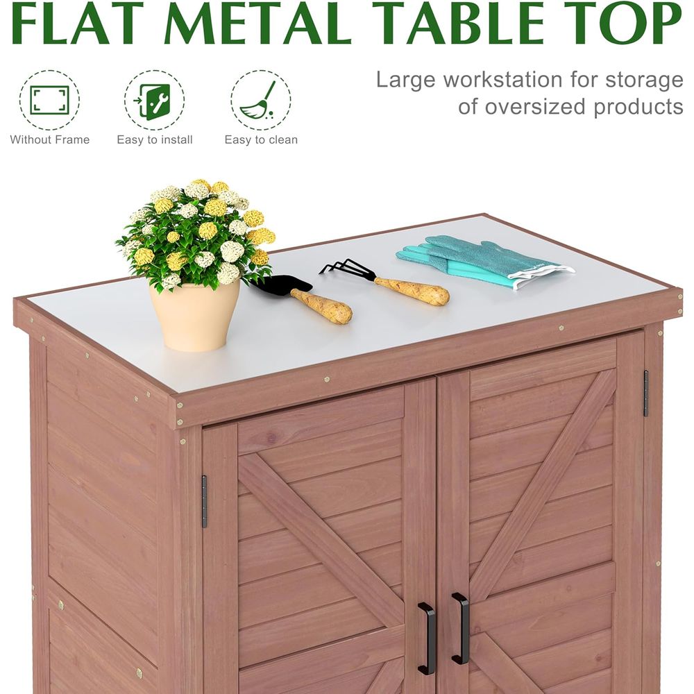Armoire de rangement extérieur - Outdoor Furniture Wooden avis et prix