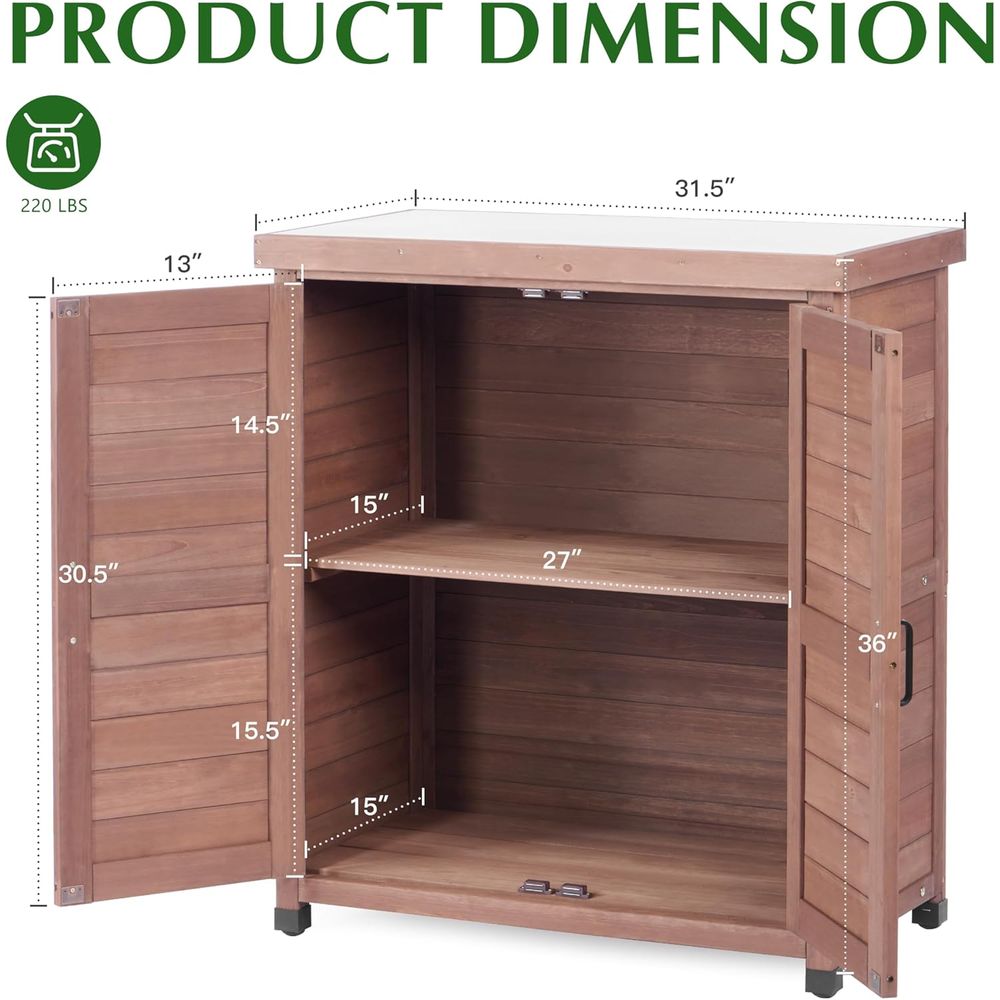 Armoire de rangement extérieur - Outdoor Furniture Wooden avis et prix