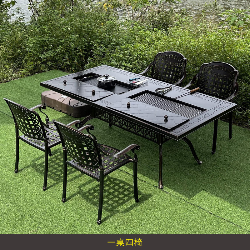 Ensemble de meubles en fer for - Outdoor Furniture Wooden avis et prix